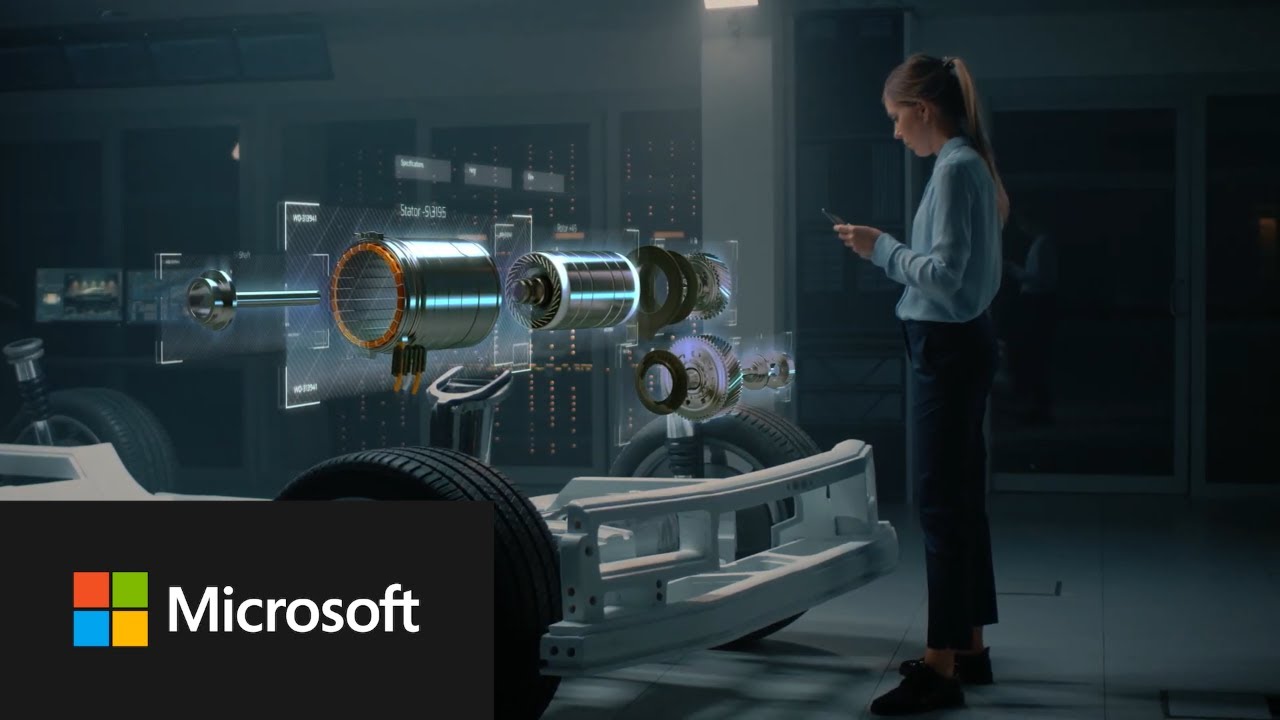 Microsoft- Woman working