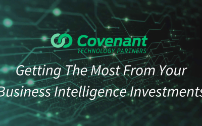 Getting The Most From Your Business Intelligence Investments