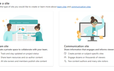 SharePoint: Team Site vs. Communication Site