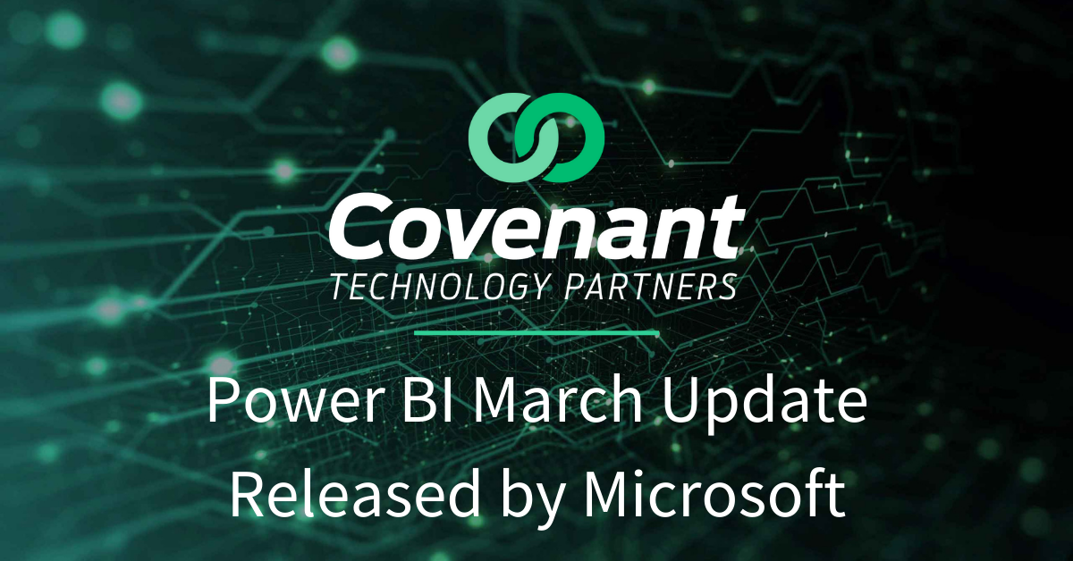 Power BI March Updates Released by Microsoft