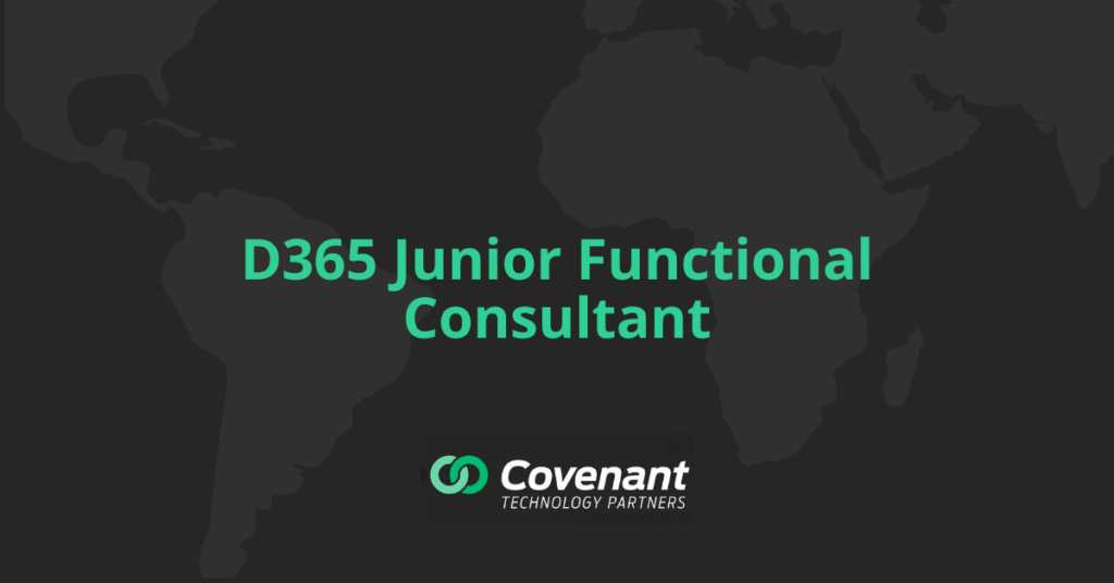 D365 Junior Functional Consultant