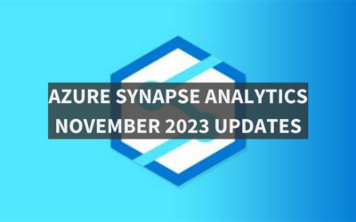 Azure Synapse Analytics November 2023 Updates