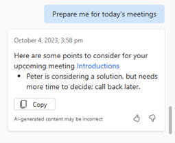 Prepare for meetings