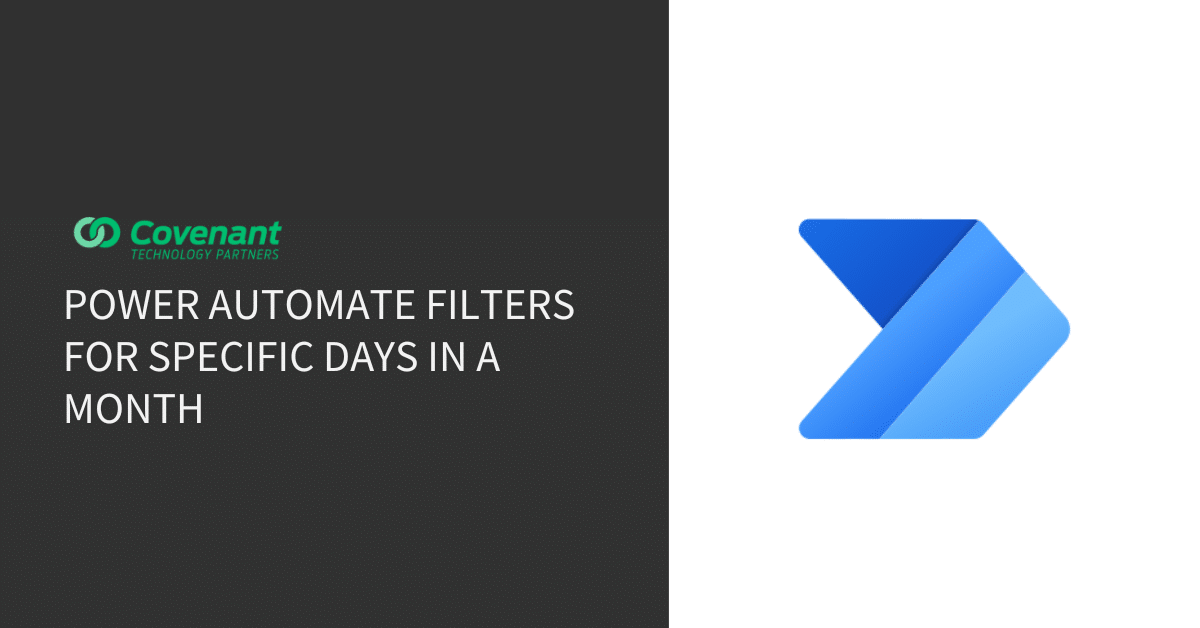 Power Automate Month Filters Blog Cover Photo
